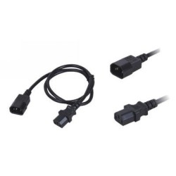 Rallonge C13 C14 Noir 1m