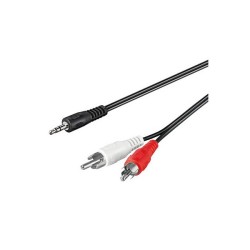 Câble Jack 3.5 M M 2xRCA 3m
