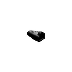 10 Manchons Noir RJ45 6.1mm
