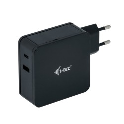 I-TEC Charger USB-C 60W + USB-A 12W