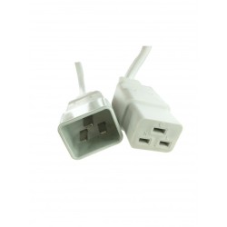 Rallonge C19 C20 Blanc 1,5m