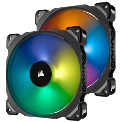 2x Corsair Air ML140 Pro RGB Mag.